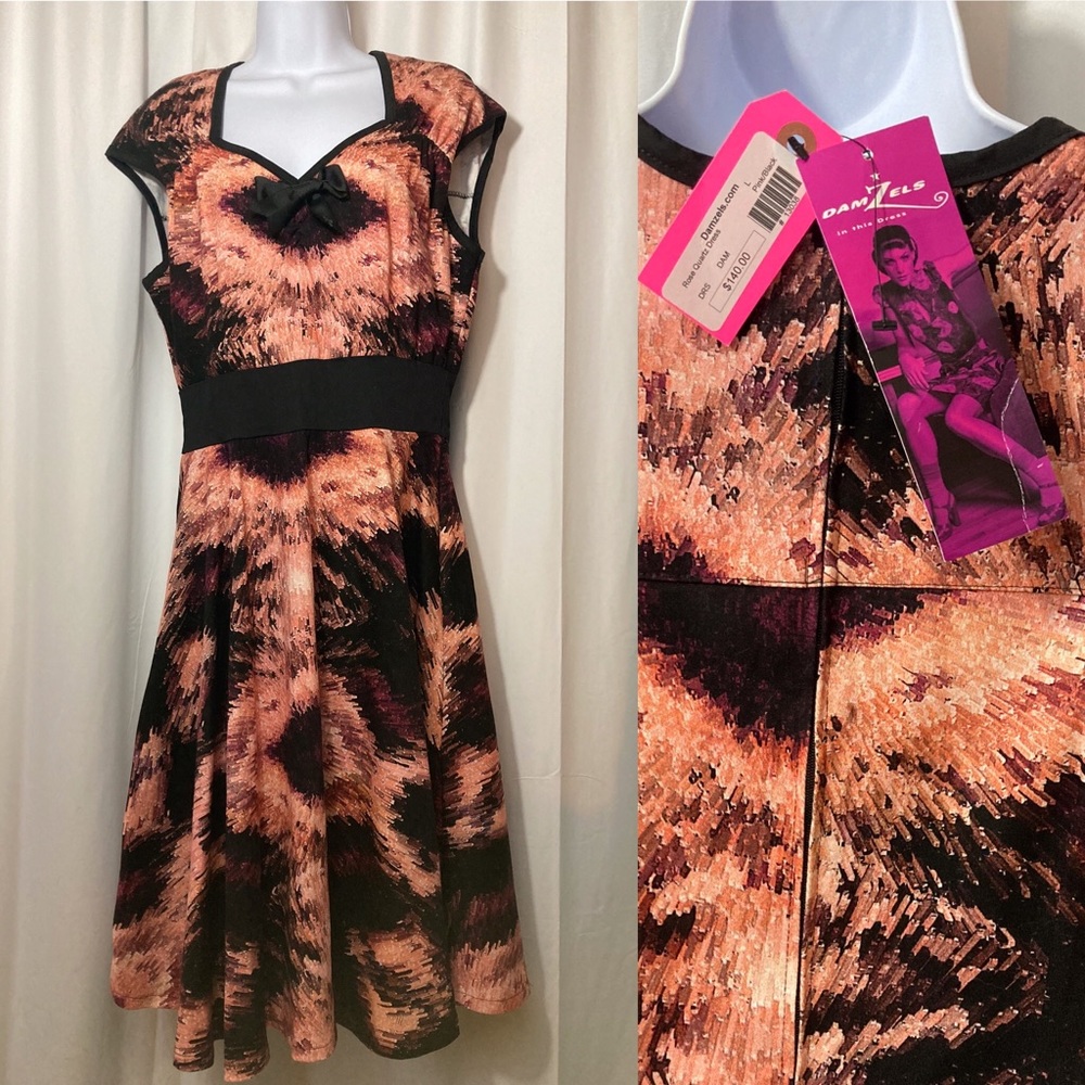 Brand new Damzels Retro-inspired Rose Quartz dress